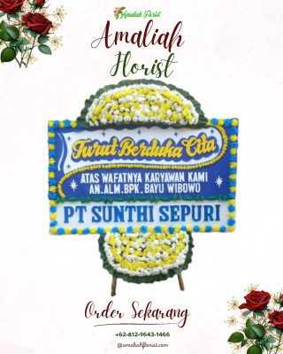 Papan Bunga Duka di Haju