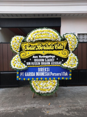 Papan Bunga Duka di Haju